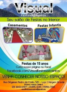 Logo Visual Festas & Eventos